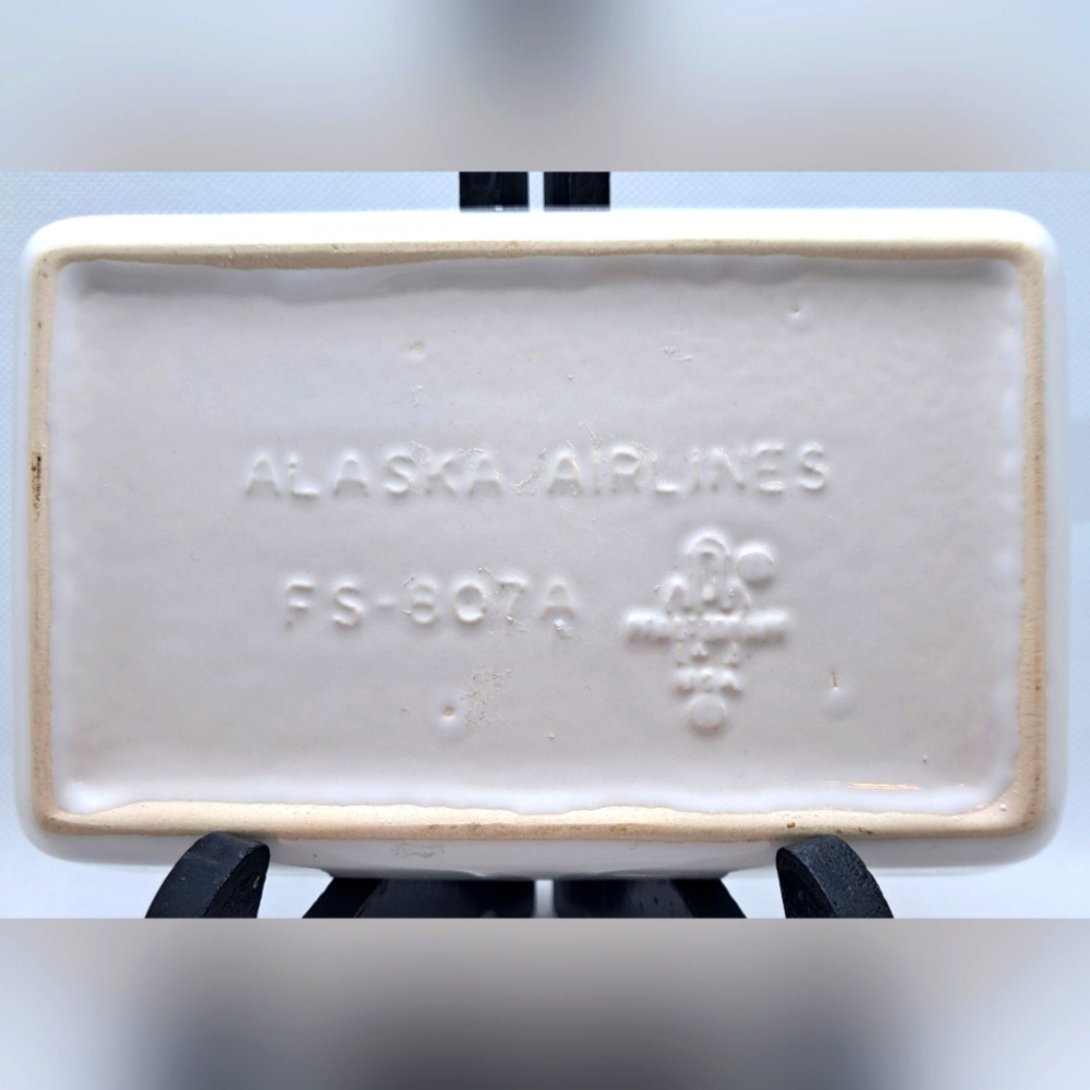 Pfaltzgraff Alaska Airlines Food Service Dish #FS-807A Vintage Made in USA